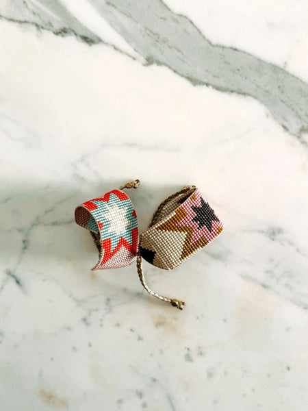 Hazel handwoven Miyuki bead bracelet by Carmen Salvador — view 4