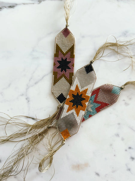 Hazel handwoven Miyuki bead bracelet by Carmen Salvador — view 2